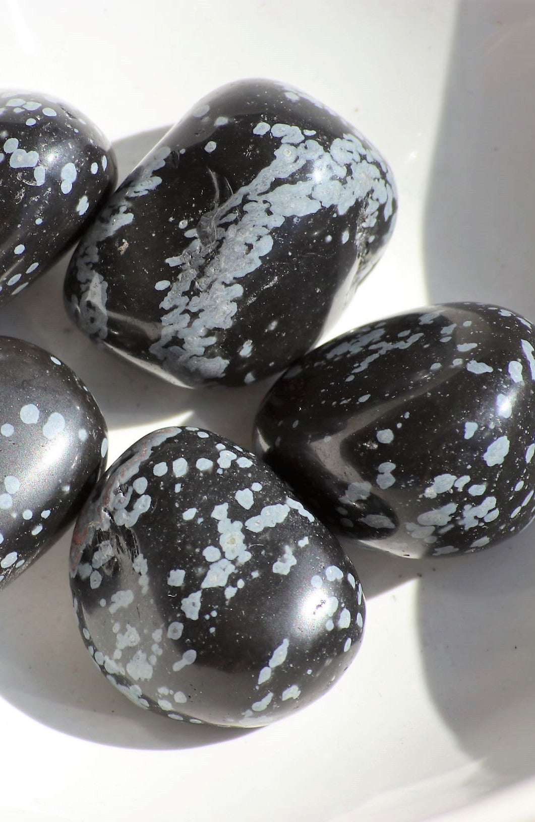 Snowflake Obsidian Tumbled Stone